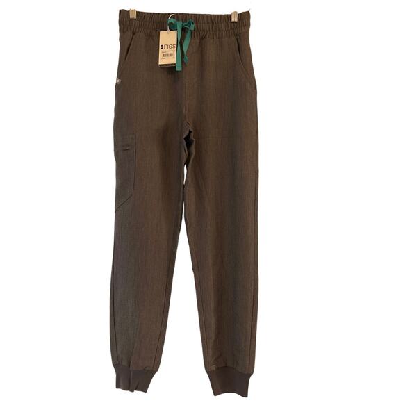 Figs High Waisted Zamora Jogger Scrub Pants™ Petite XS Graphite - Picture 4 of 6